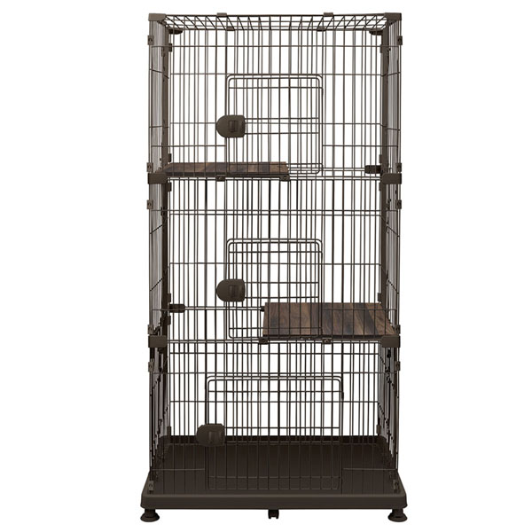 IRIS OHYAMA（アイリスオーヤマ） 猫 ケージ キャットケージ 3段 大型