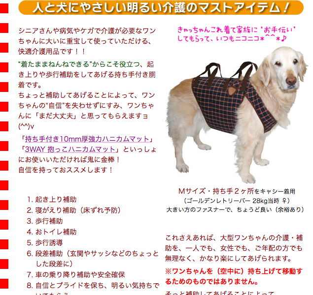 アイアンバロン着たままネンネSサイズ チェック柄 介護用ハーネス