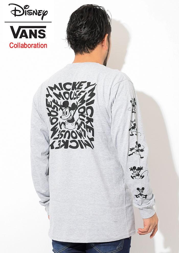 VANS（ヴァンズ） バンズ Tシャツ 長袖 メンズ ディズニー ミッキー