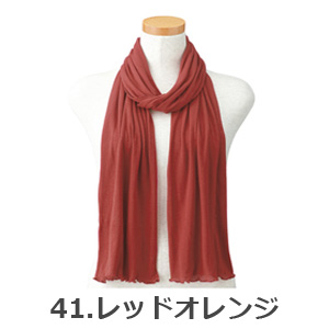 2025年 秋冬 全25色 やわらか ストール 綿100％ 大判 無地 天使の綿