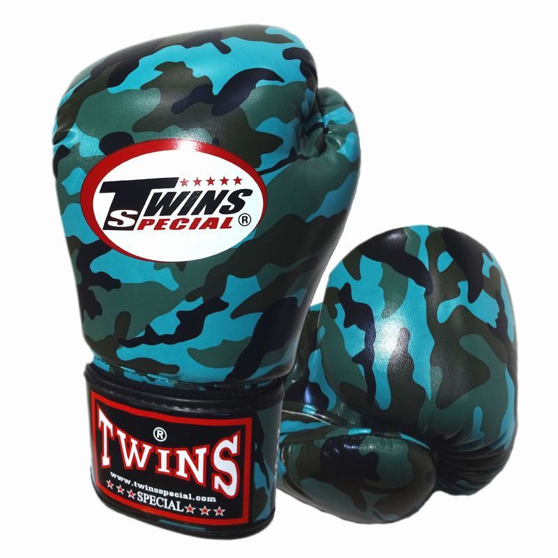 Twins ボクシンググローブ 16オンス PUレザー ミリタリー : アイ・エフ