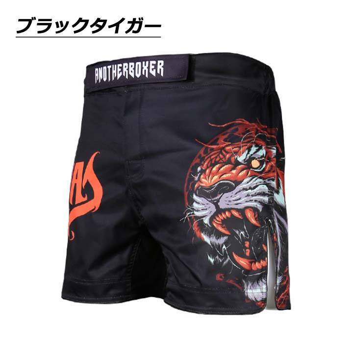 YOKKAO ボクシング ムエタイ ショーツ シャークデザイン 黒 L YOKKAO