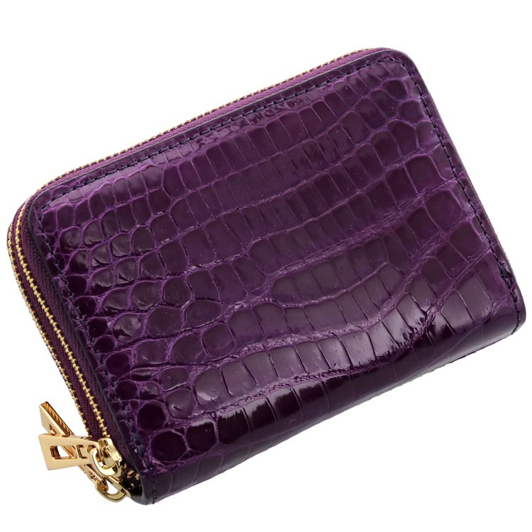 クロコダイル財布.紫（KAIYO）Singapore クロコダイル財布.紫（KAIYO