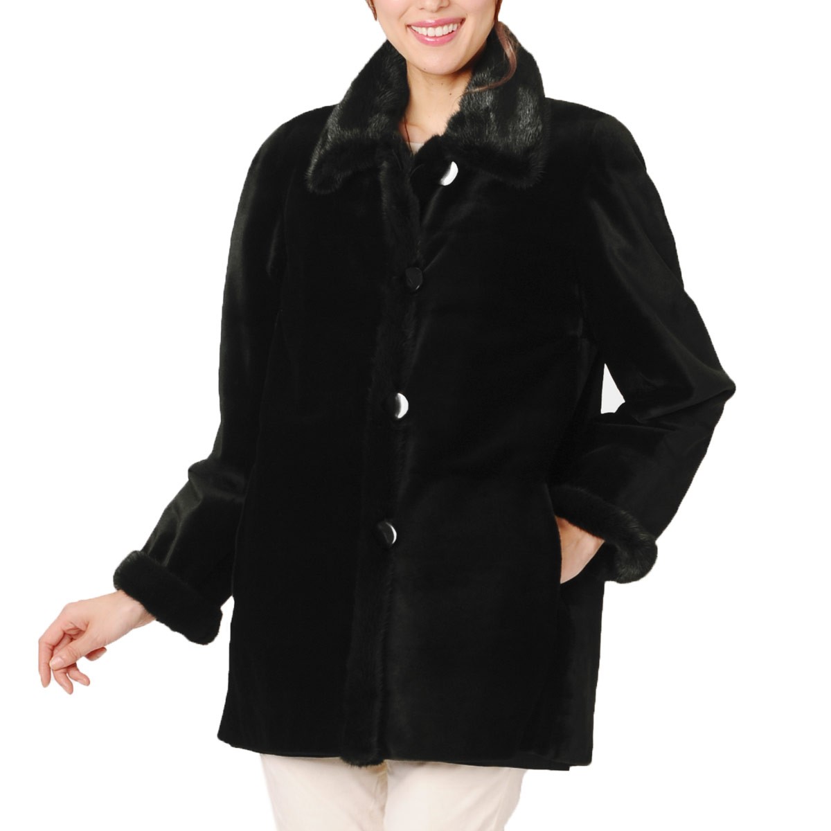 sankyo shokai（三京商会） シェアードミンク シルク100