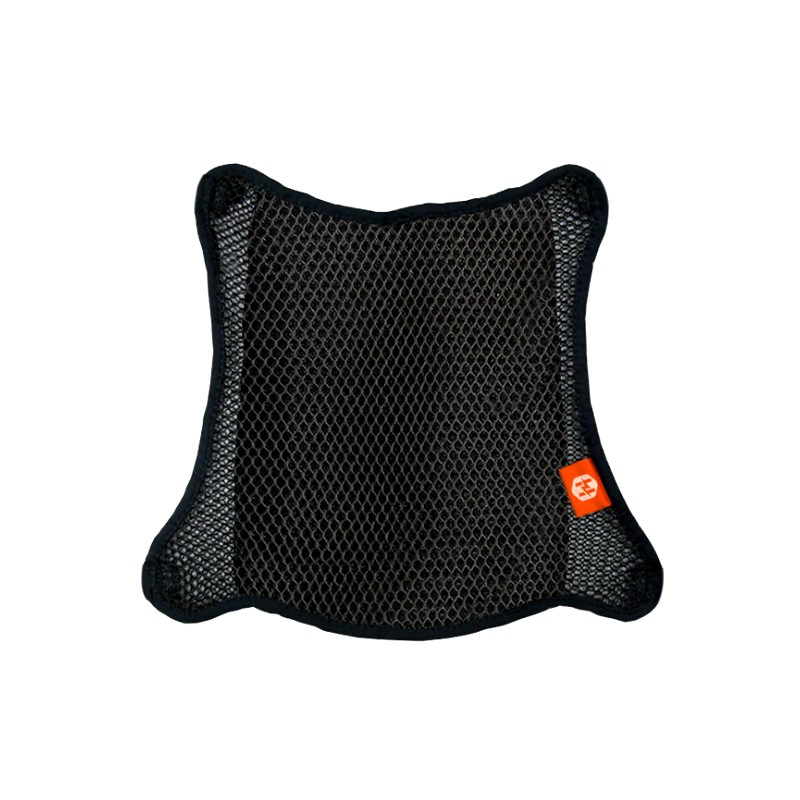 バイク シートカバー 3Dエア メッシュ 2層アンチスリップ ブラック 黒