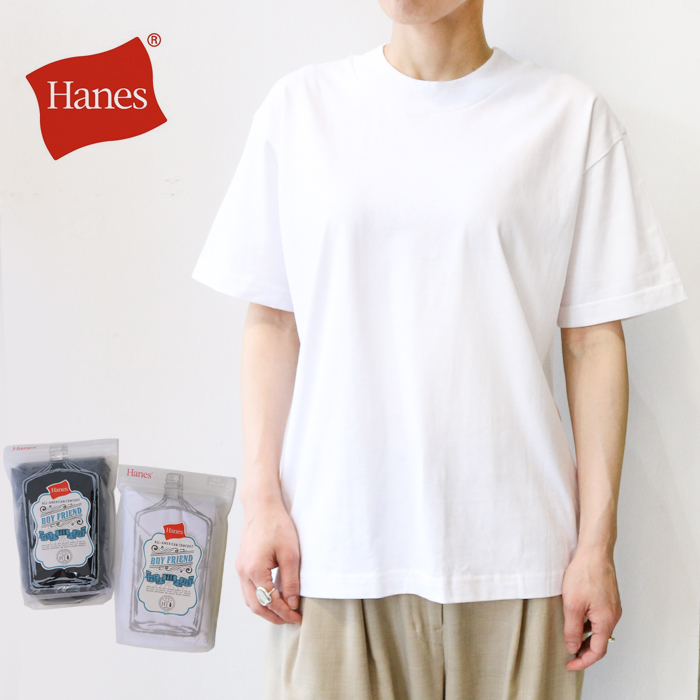 Hanes（ヘインズ） ボーイフレンド ビッグTシャツ HW1-R203 Tシャツ