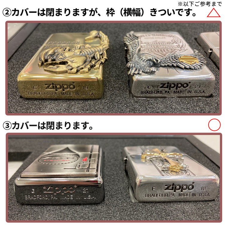 ZIPPO 黒ベロアケース 5個 Zippo ジッポー ディスプレイケース 5個収納