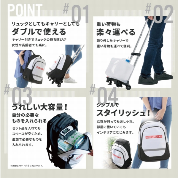 岸田産業 防災グッズ 防災セット 緊急防災 16点セット(1000A) セット 1