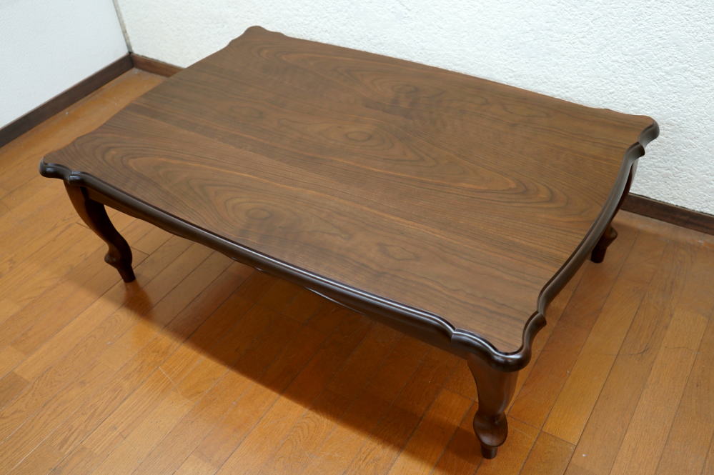 猫足 木製正方形こたつ ブラウン marusyou_az-kt-411