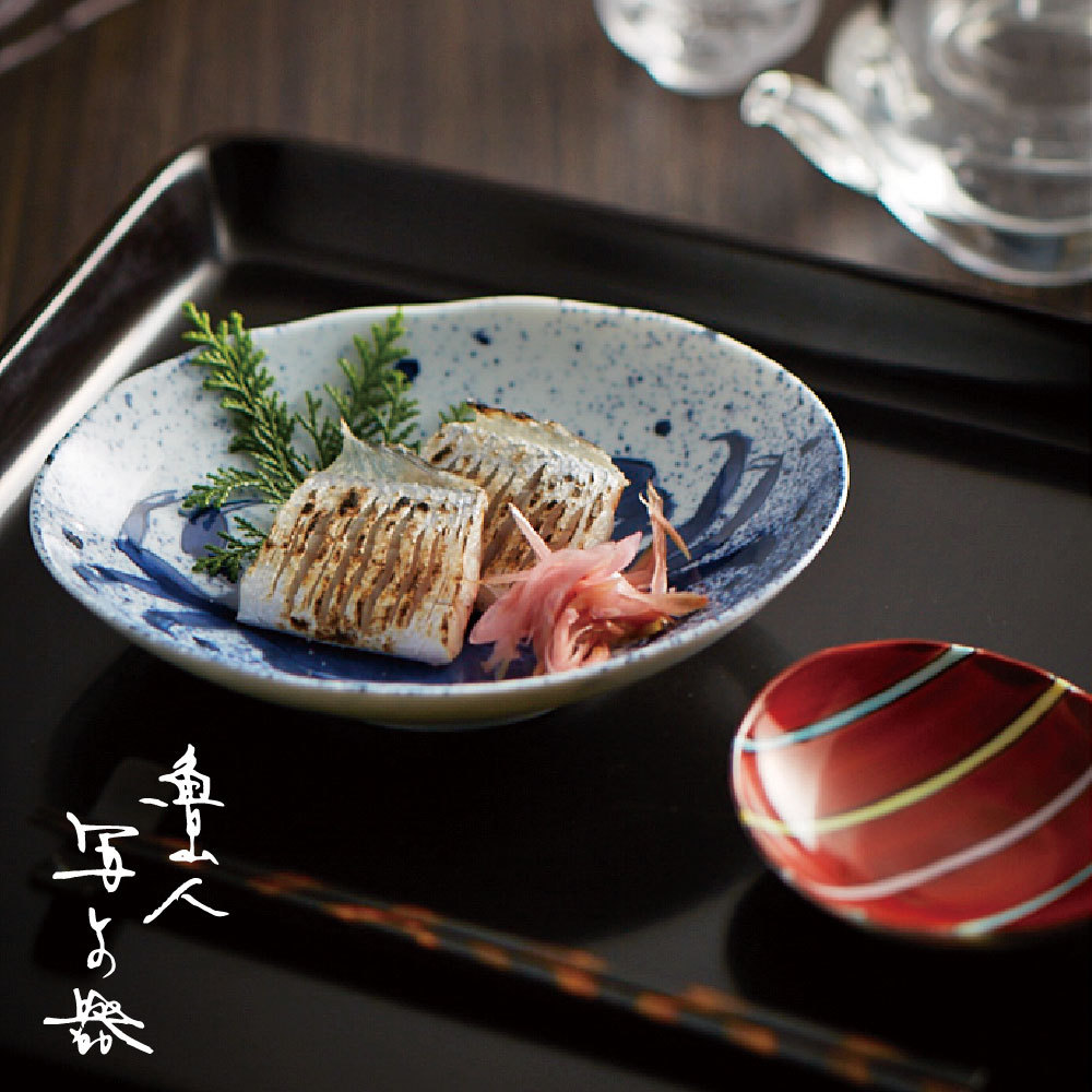 魯山人写し パレット型盛皿 二客