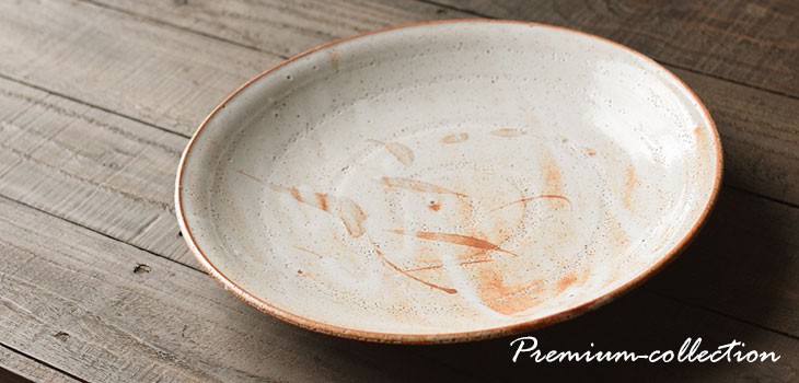 和皿 美濃焼 赤志野大皿 : 小林陶芸 - 通販 - Yahoo!ショッピング