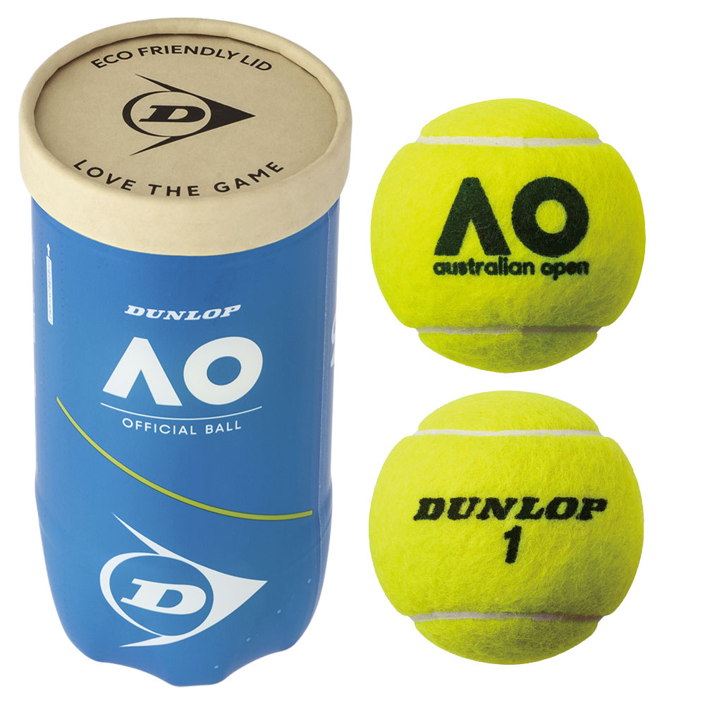 DUNLOP（ダンロップ） オーストラリアンオープン 大会使用球 AO 2球入