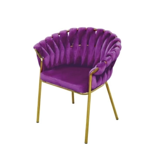 法人宛 送料無料 チェア 完成品 ベルベット調 ファブリック張り