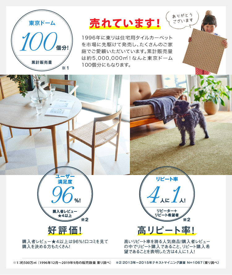 東リ（TOLI） 【レビュー特典】東リ タイルカーペット FF2100