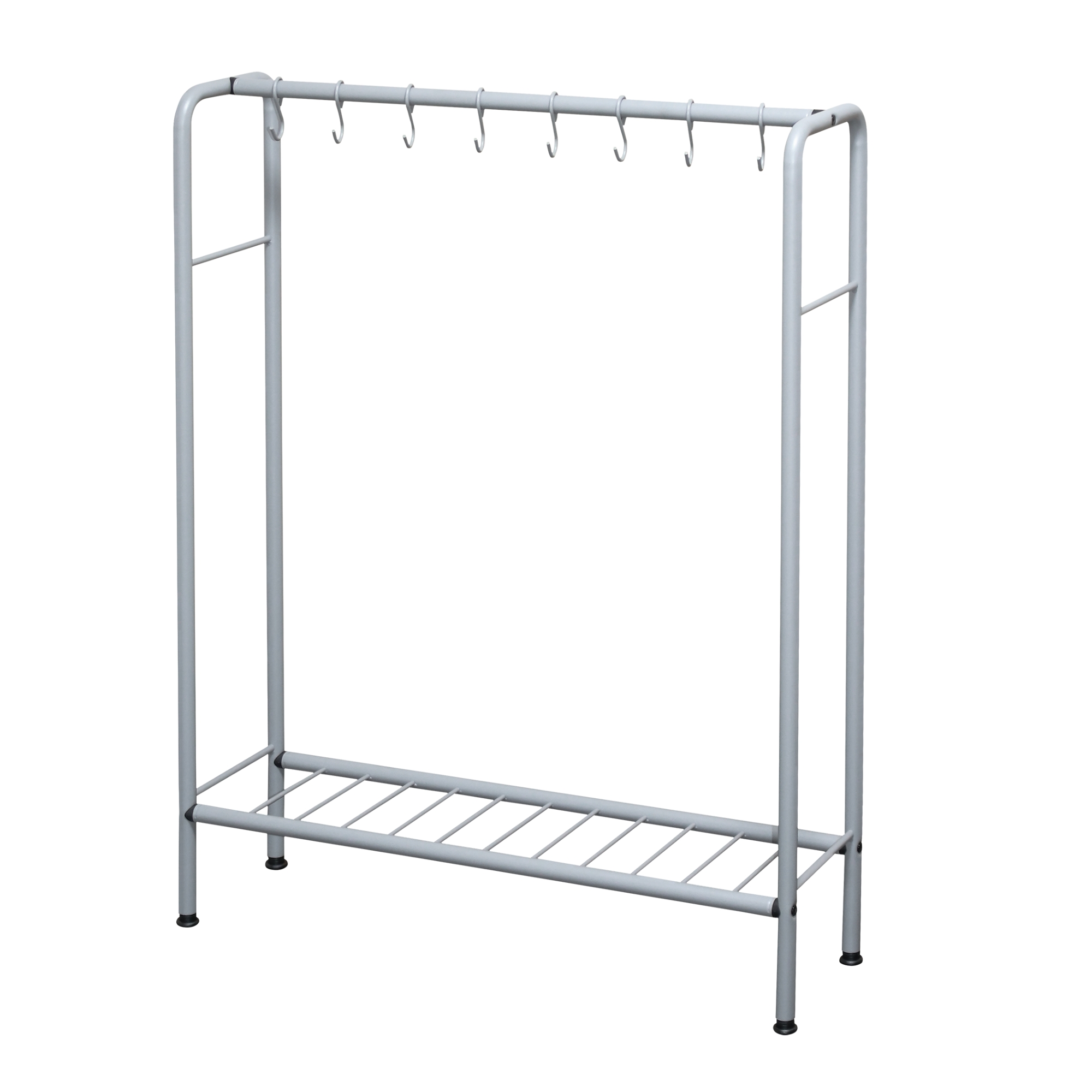 ハンガーラック スリム 玄関 高さ90 コンパクト アイアンラック パイプ