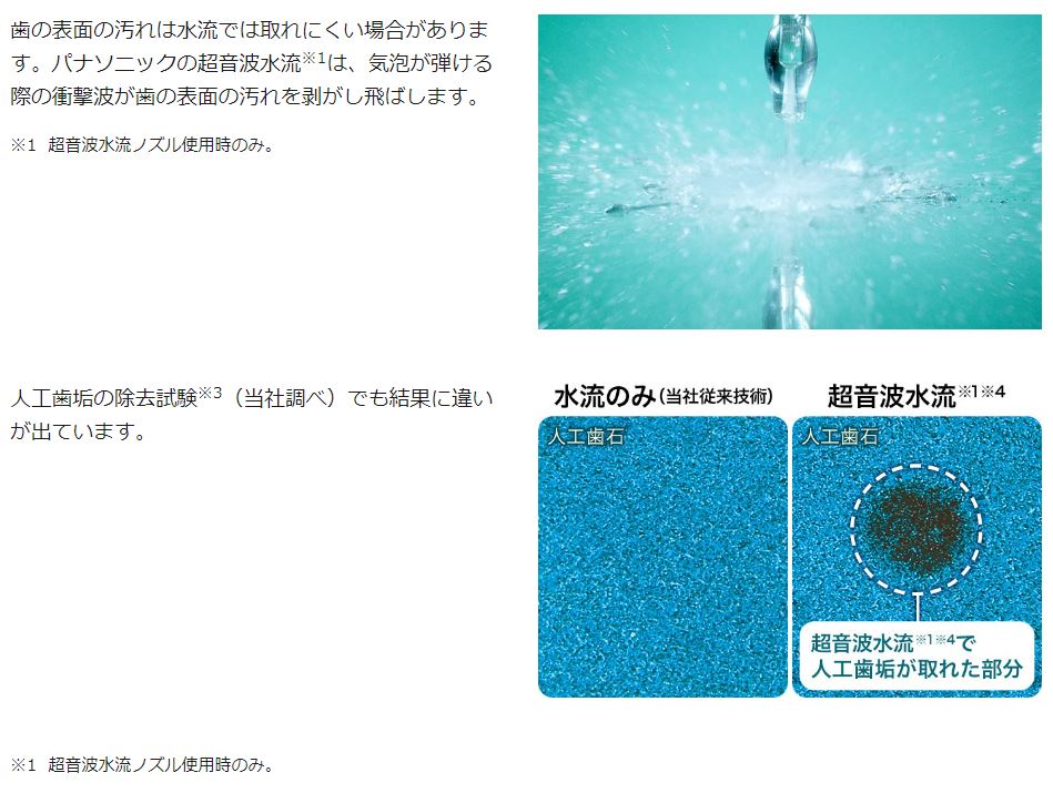 Doltz Panasonic EW-DJ55-W 口腔洗浄器 ジェットウォッシャードルツ