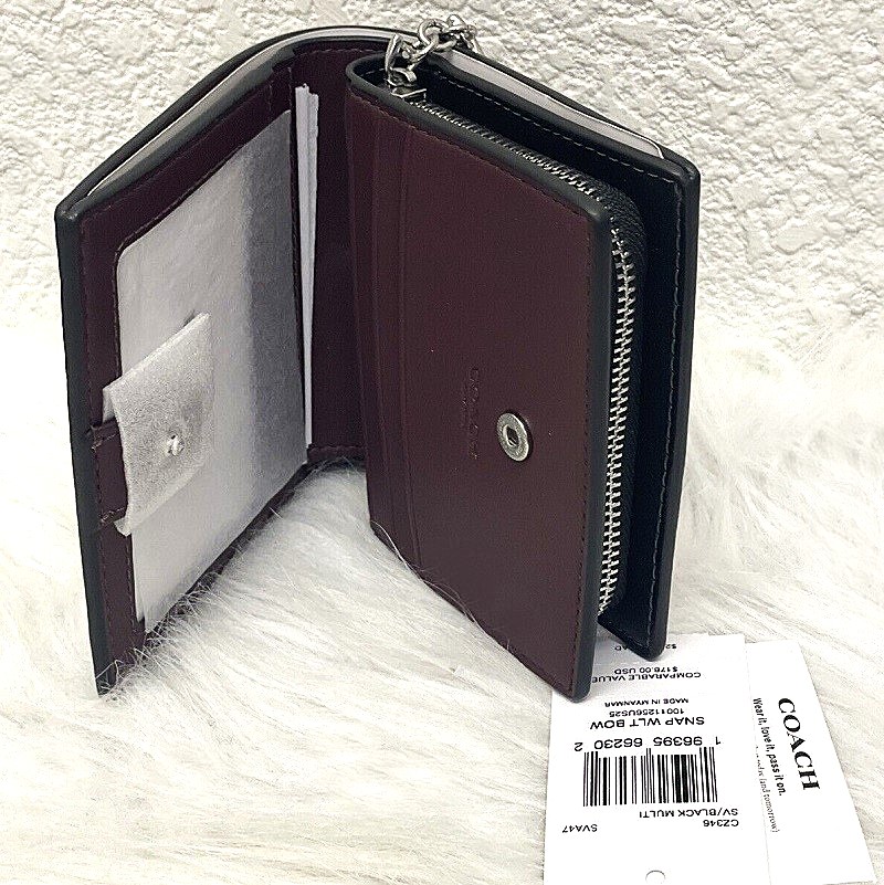 COACH（コーチ） 二つ折り財布 ミニ財布 リボン ファクトリー CZ346