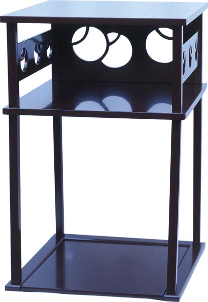 茶道具 つぼつぼ透かし二重棚（而妙斎好写） : 茶道具春日園ヤフー店