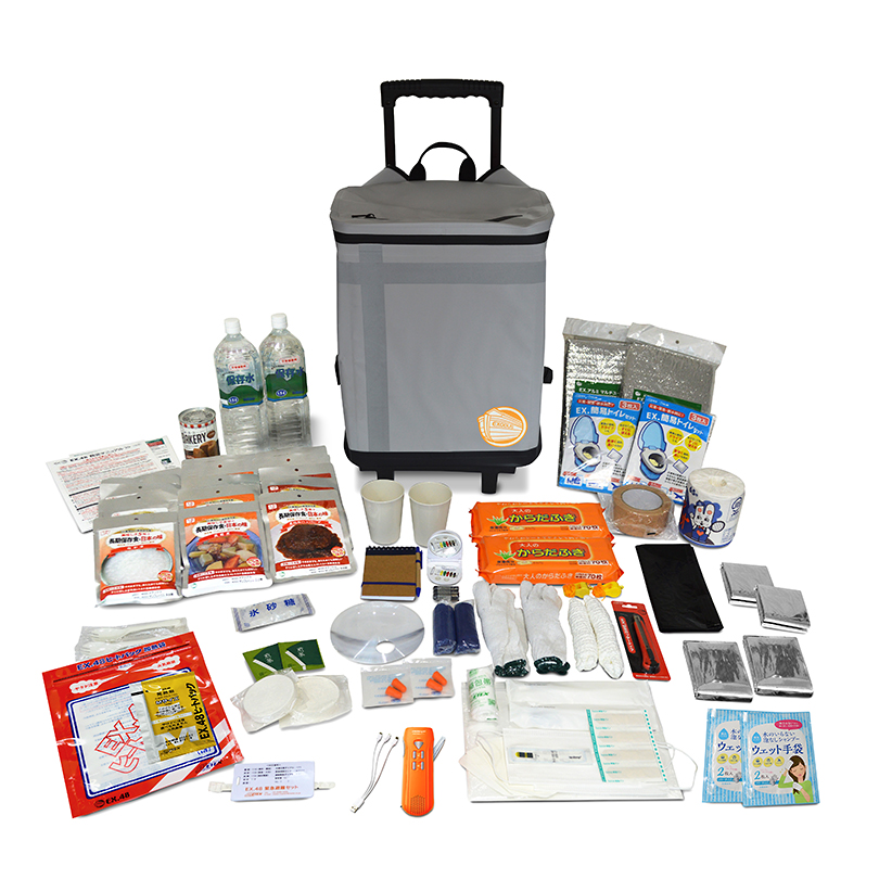 メテックス 防災バッグ TANAKA 防災士ブラザーズモデル 2人用 防災