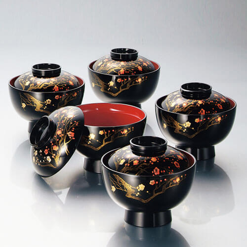 三百余年の伝統 『津軽塗(唐塗) お椀・お箸セット』【1027176】 - 青森