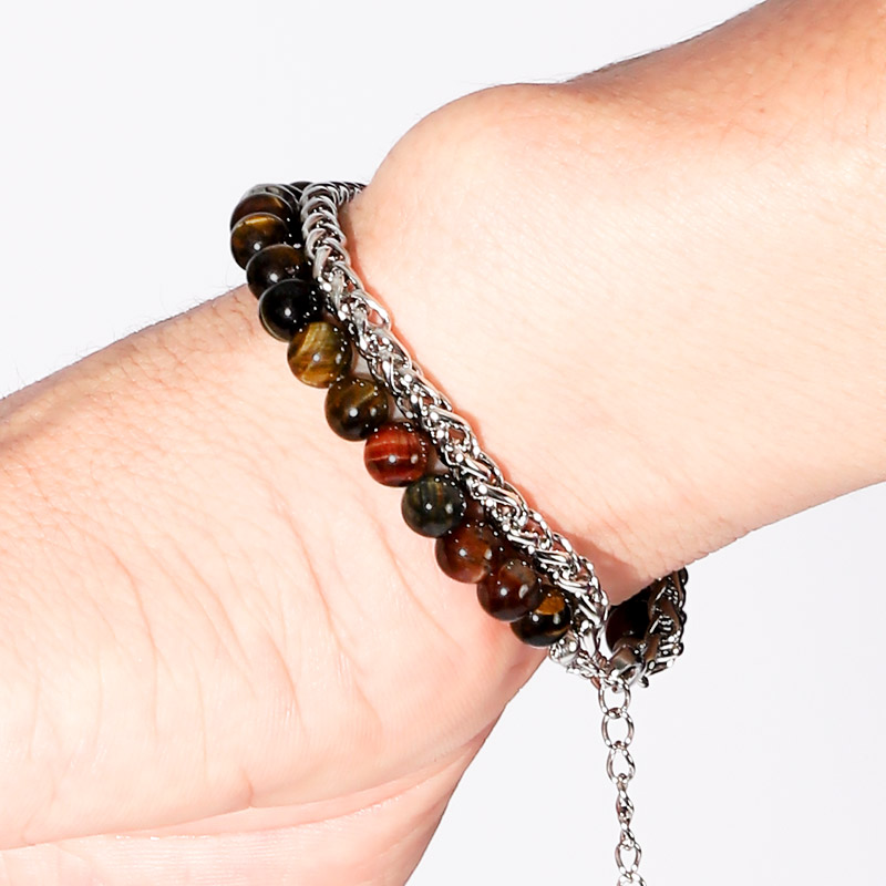 メール便】ブレスレット メンズ レディース ストーン 天然石 韓国