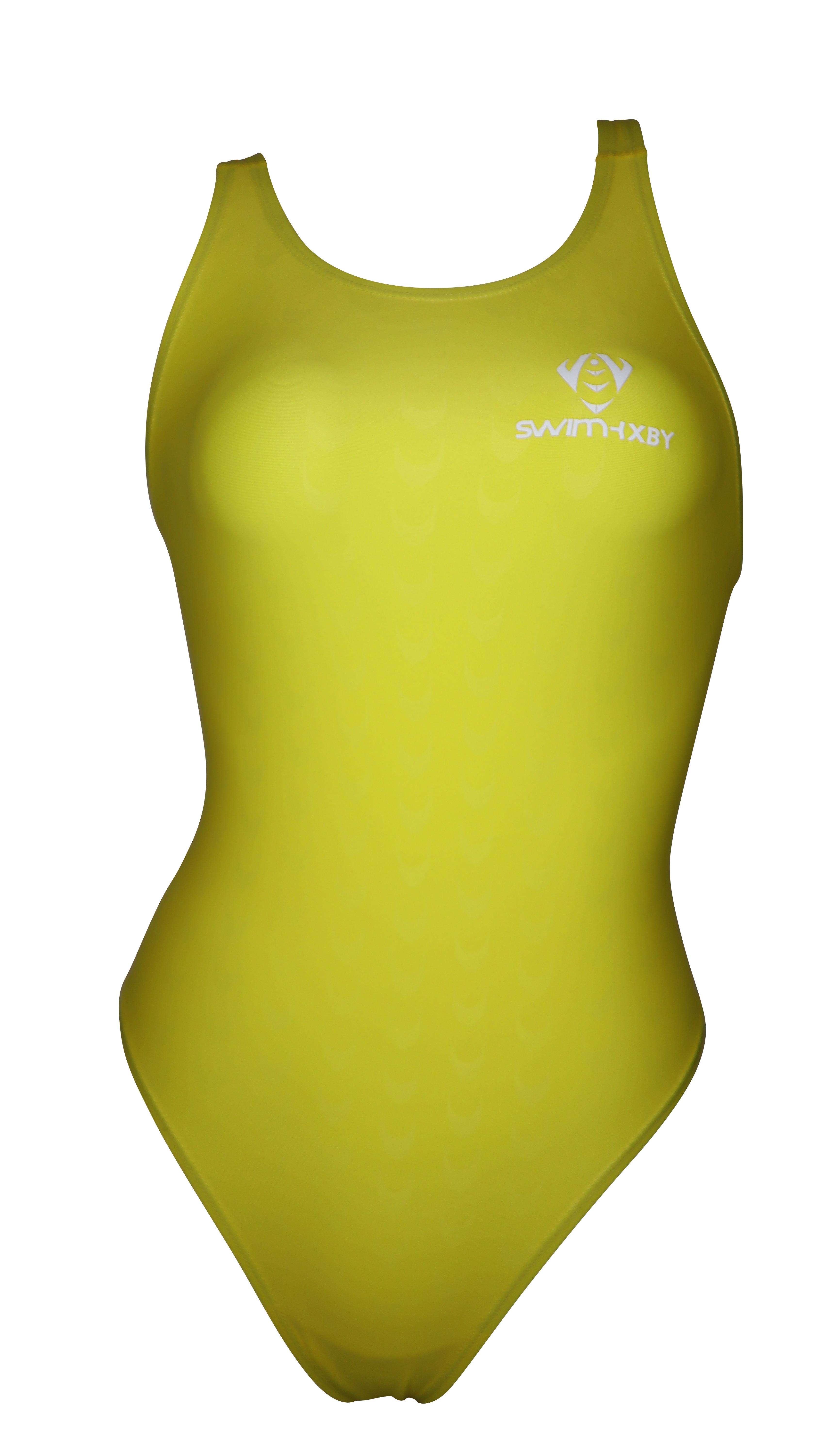 SPEEDO 競泳水着 JaspoLサイズ イエロー/グリーン SPEEDO 競泳水着