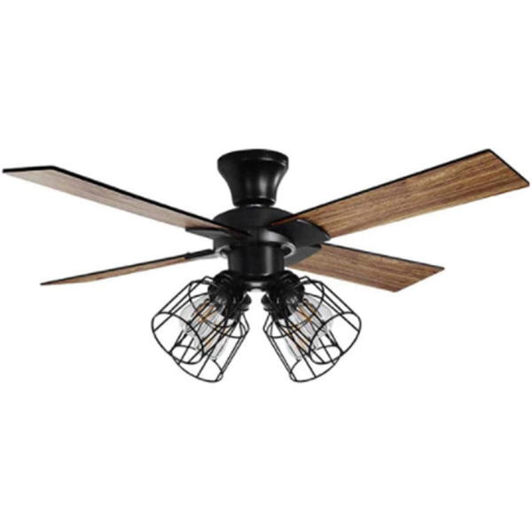 JAVALO ELF リモコン式照明付 シーリングファン 6畳 おしゃれ