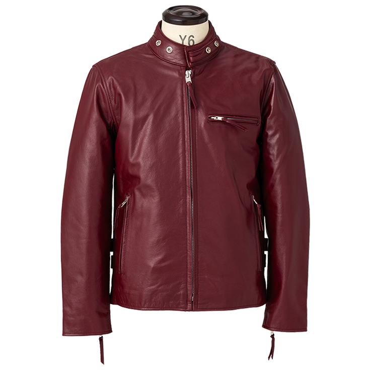 Horn Works 本革 USタイプ シングルライダースジャケット メンズ