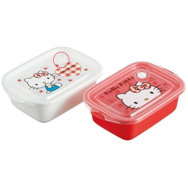 sanrio（サンリオ） お弁当箱 2個セット シール容器 ハローキティ