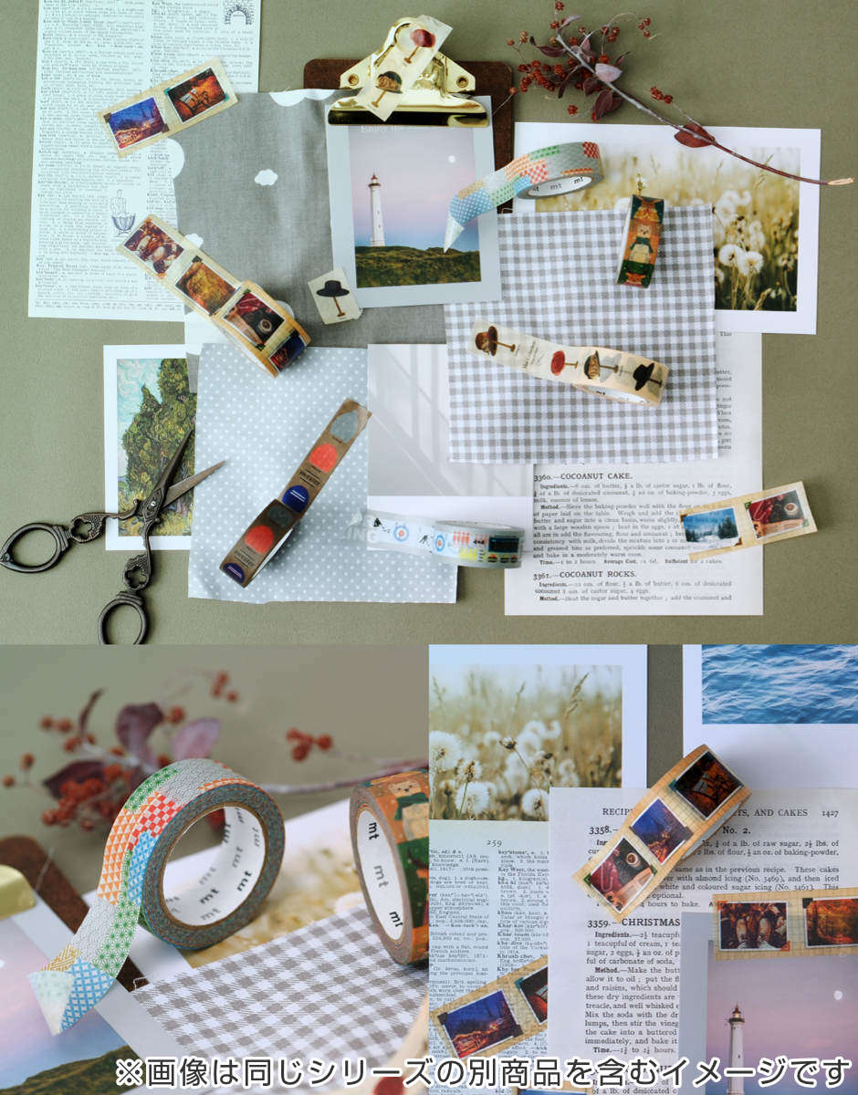 カモ井（KAMOI） マスキングテープ mt ex 思い出のアルバム 25mm×7m