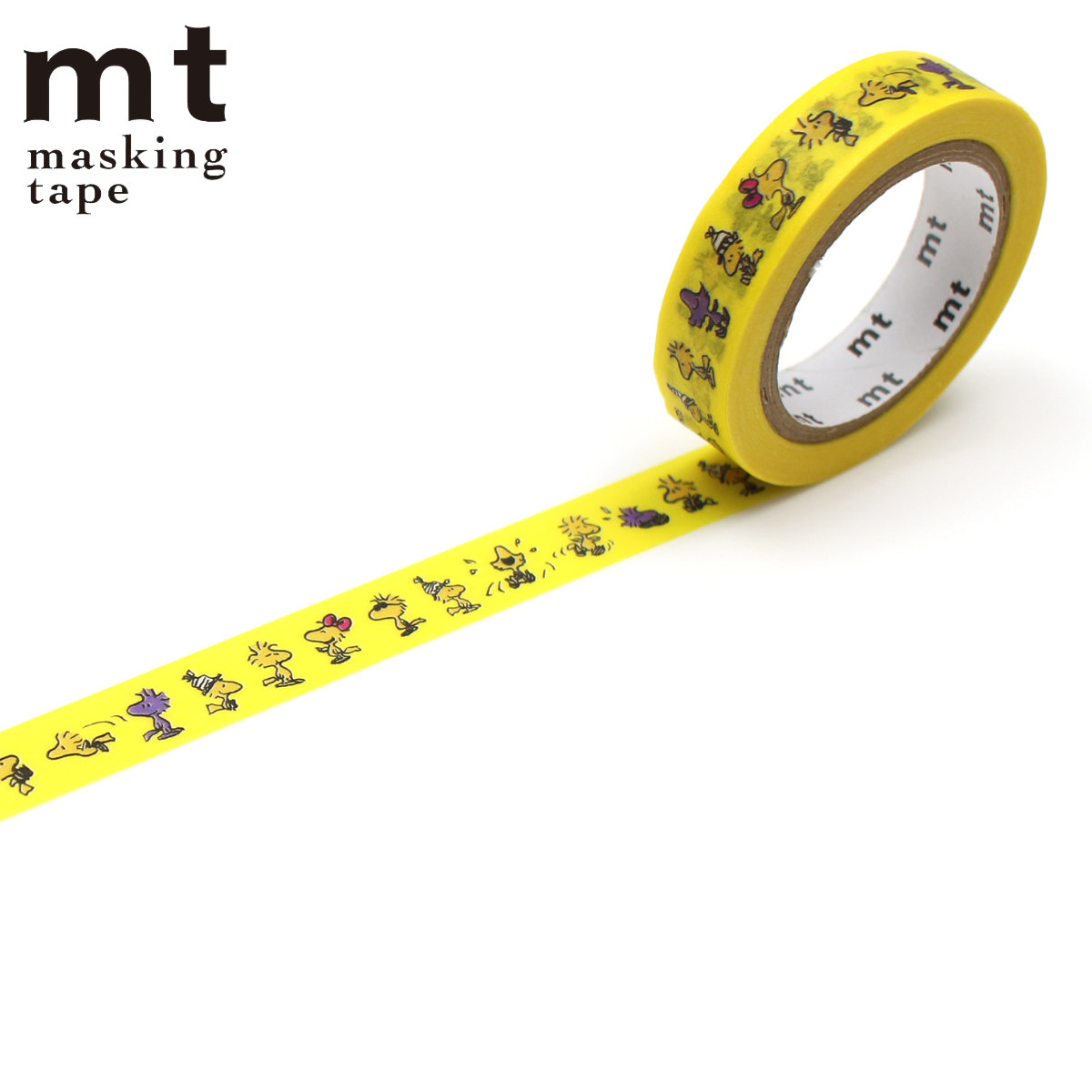海外マスキングテープ巻売り 星屑漫遊・イエロー 装飾マスキングテープ