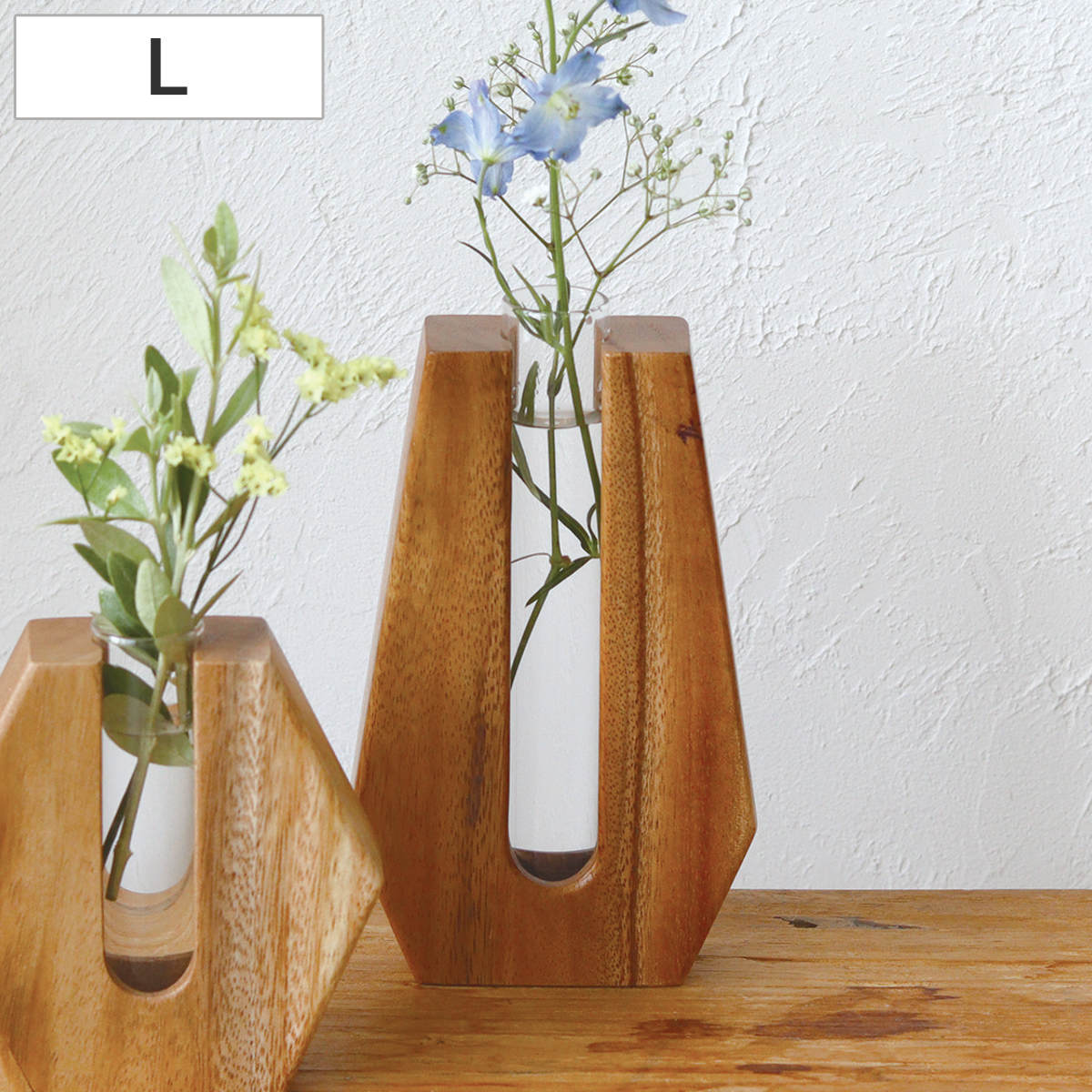 Creer 花瓶 ナインマーケ スワーウッドスタンドフラワーベース L