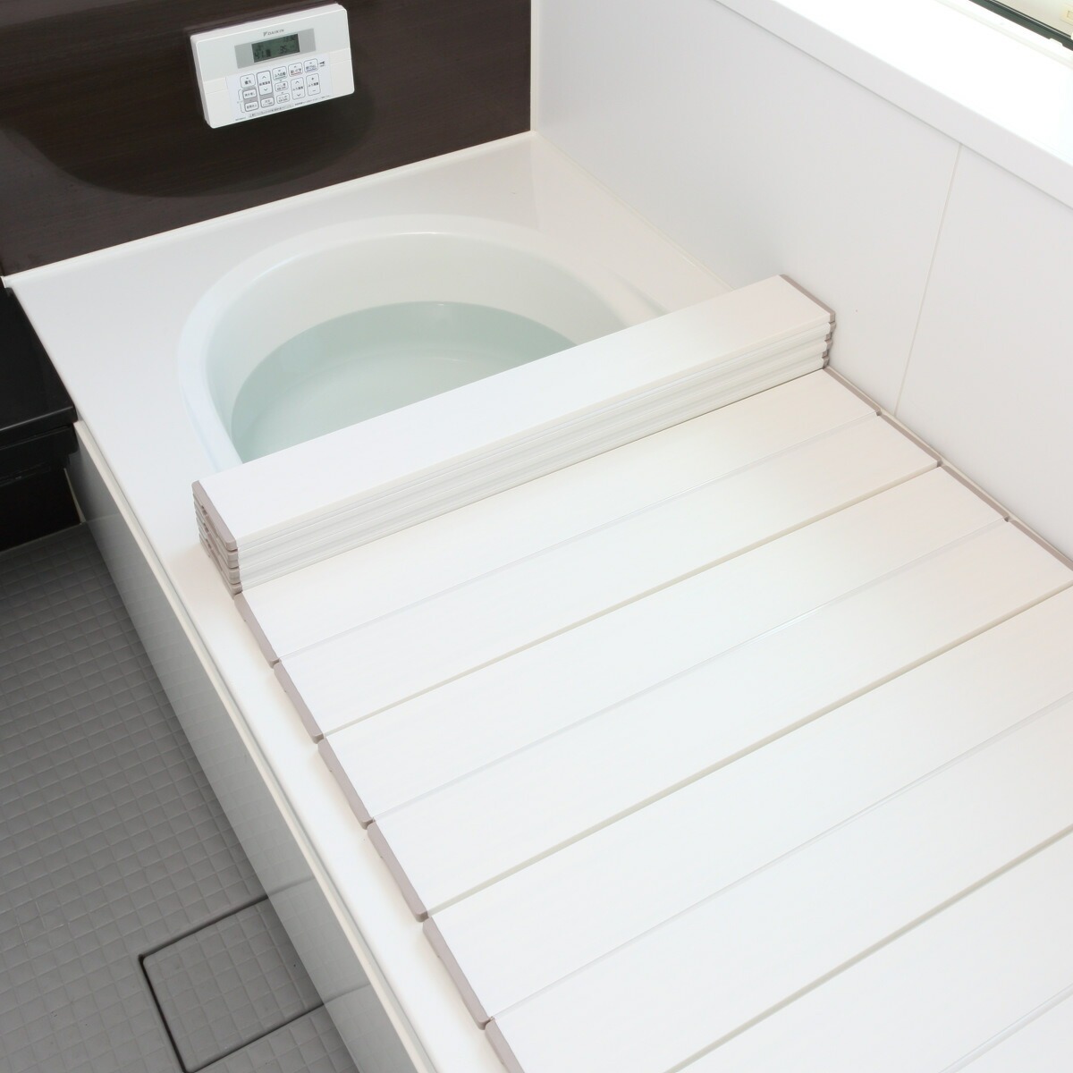 風呂ふた 折りたたみ 70×150cm 用 M15 Ag抗菌 実寸70×151.8cm （ 風呂