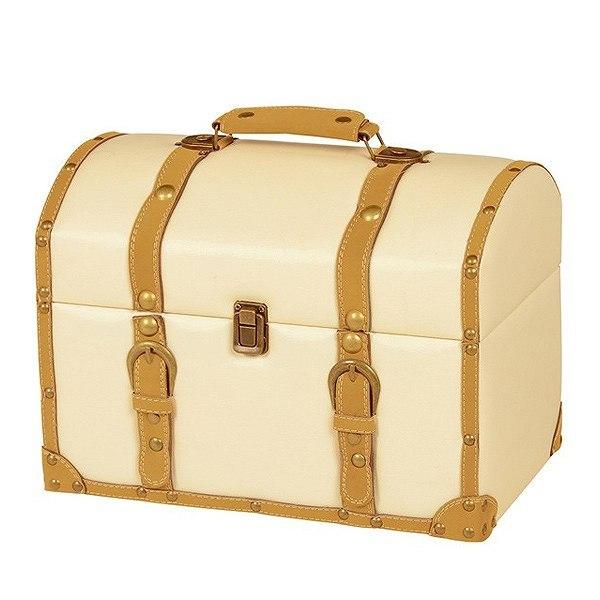 HAGiHARA（萩原） トランク アンティーク調 収納ボックス チェスター