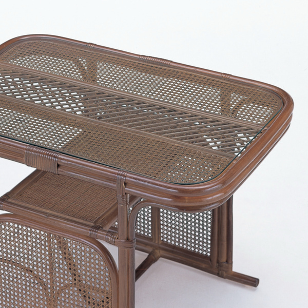 今枝商店 籐 ラウンドチェア・テーブル ダイニング 3点セット