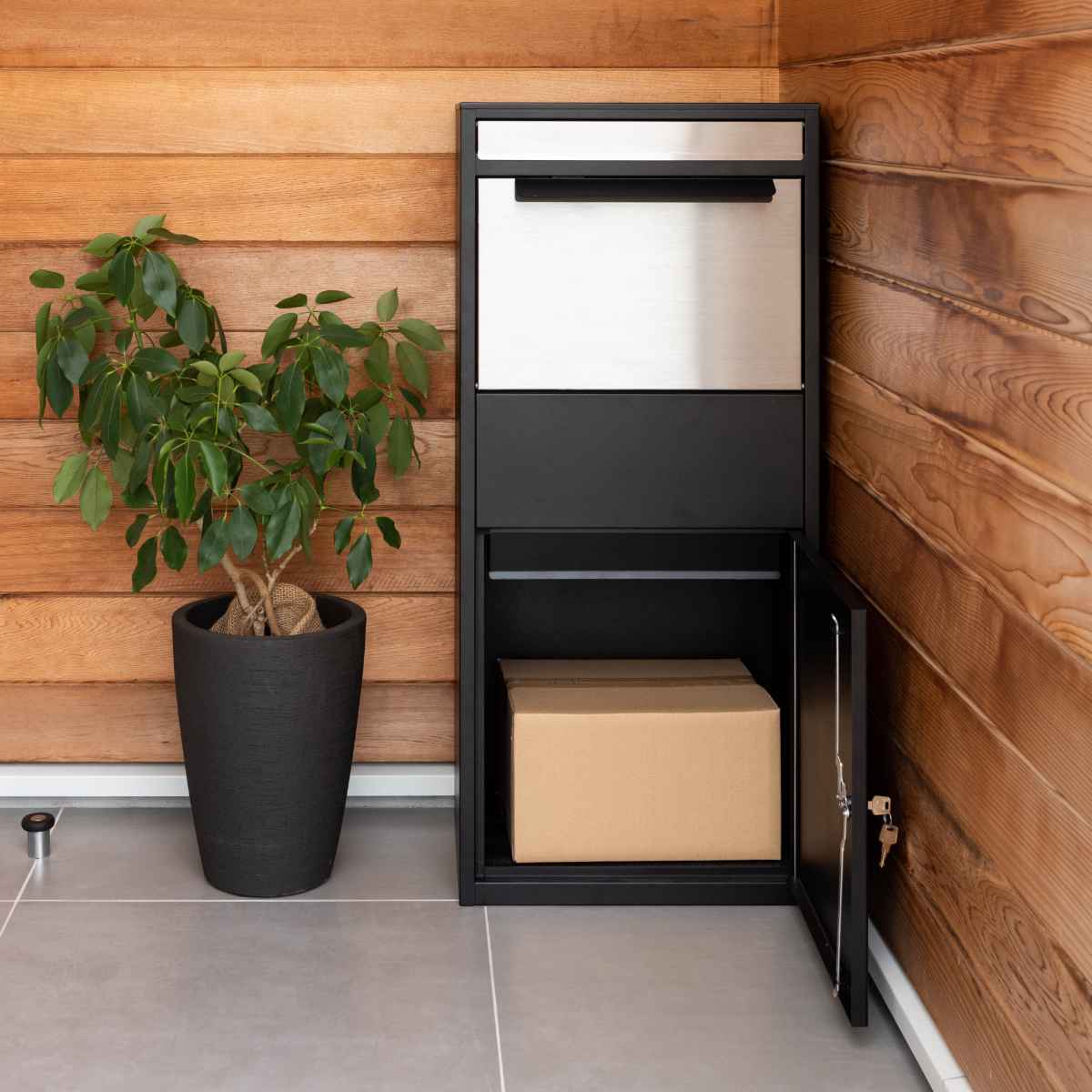 東谷 宅配ボックス デリバリーボックス ポスト付き （ 宅配 ボックス