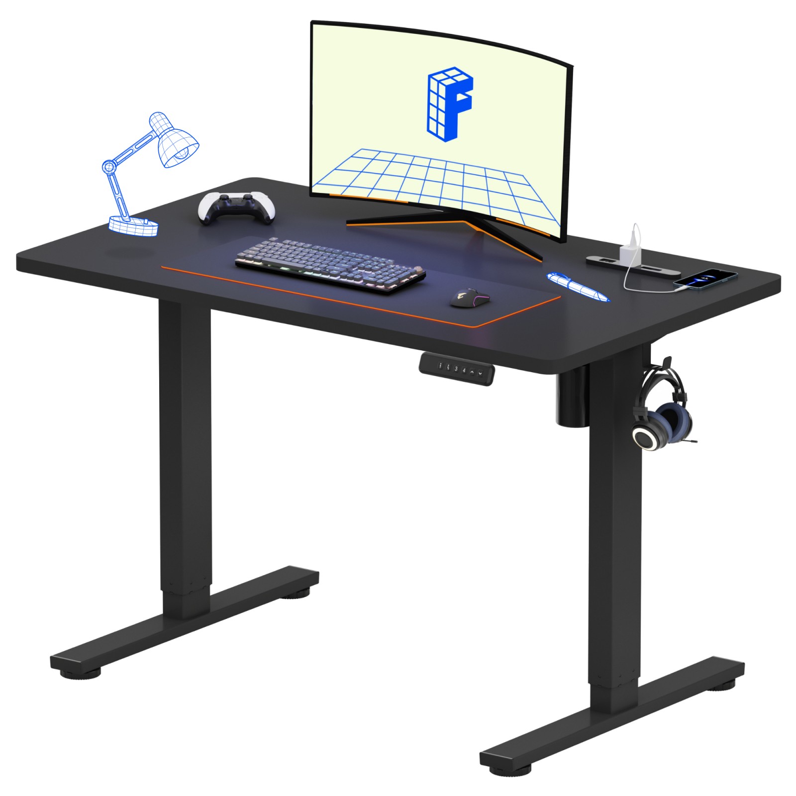 FlexiSpot 昇降式デスク 昇降デスク 電動 Flexispot EF1 Pro デスク