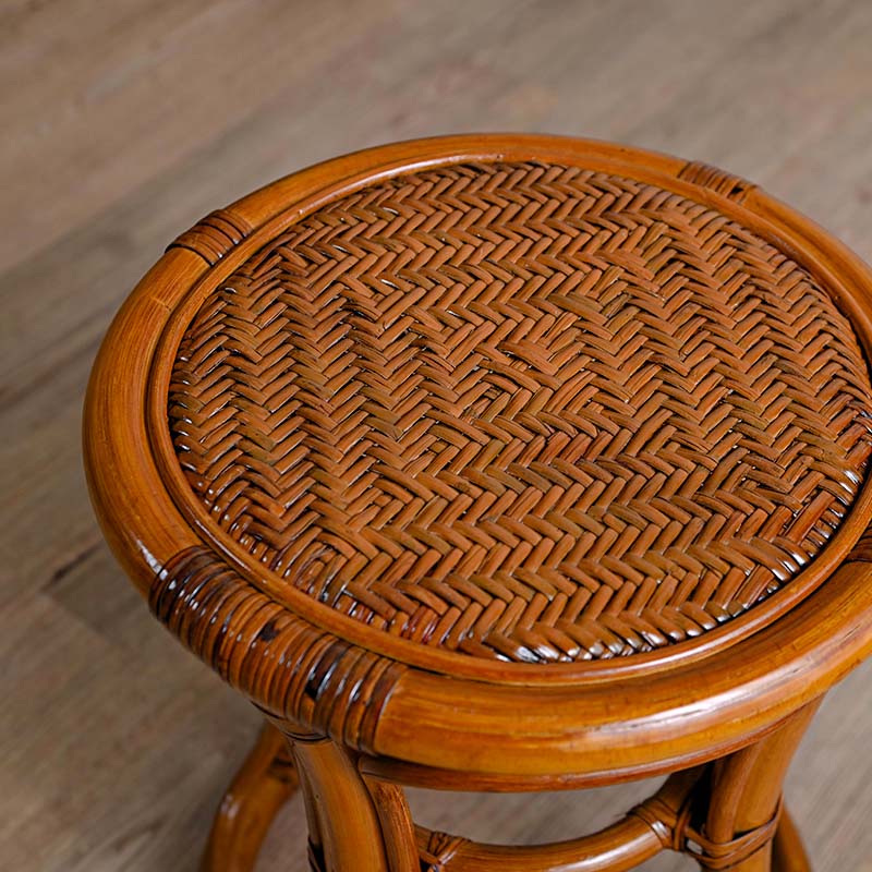 籐椅子 スツール 腰掛け 籐製 軽い 和風 和モダン 母の日 父の日 敬老