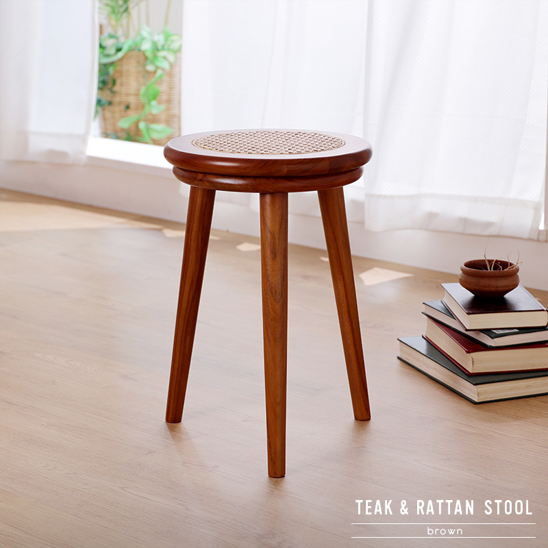 ちょさん専用ナチュラルウッド チークスツール ローテーブル