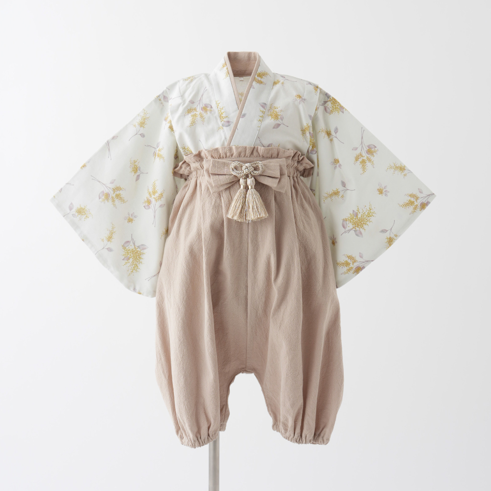 PUPPAPUPO（プッパプーポ） ベビー 袴 2ピース 着物 お宮参り お