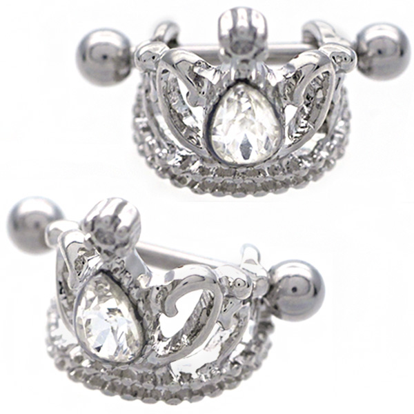 ボディピアス Soeur de Nana ティアドロップクリスタルティアラ