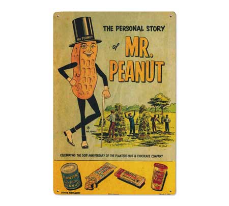 デッド未使用【1993年】✨ヴィンテージ ミスターピーナッツ✨メタル