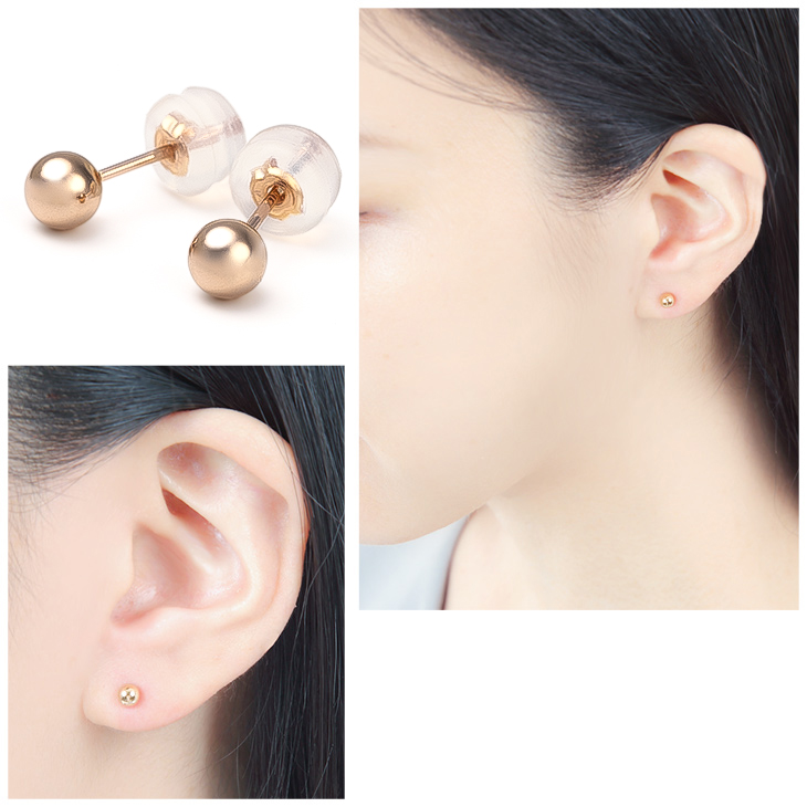 ジュエリースタジオ プラスター（Jewelry Studio PLUSTER） 丸玉ピアス