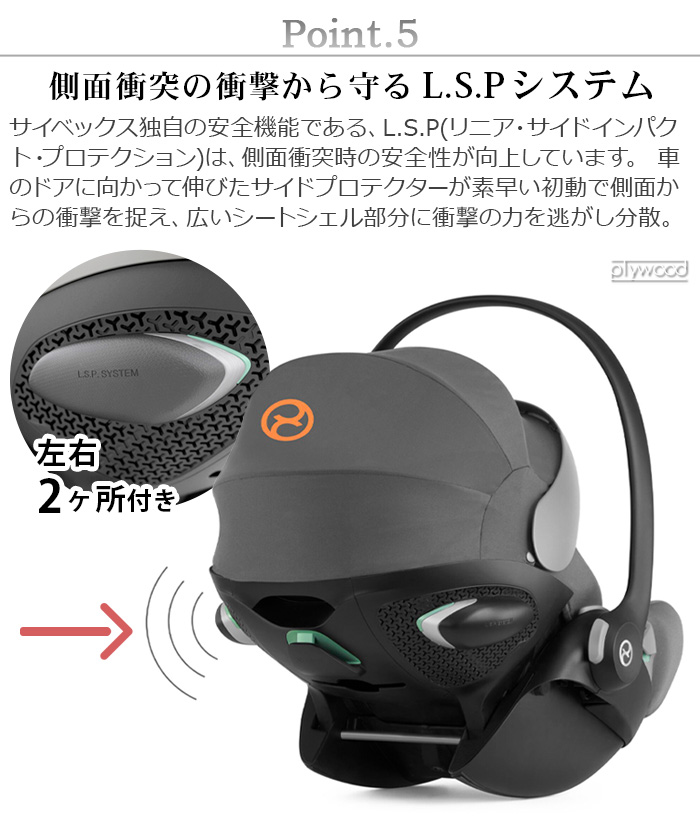 サイベックス（CYBEX） 正規品 チャイルドシート 新生児 isofix R129