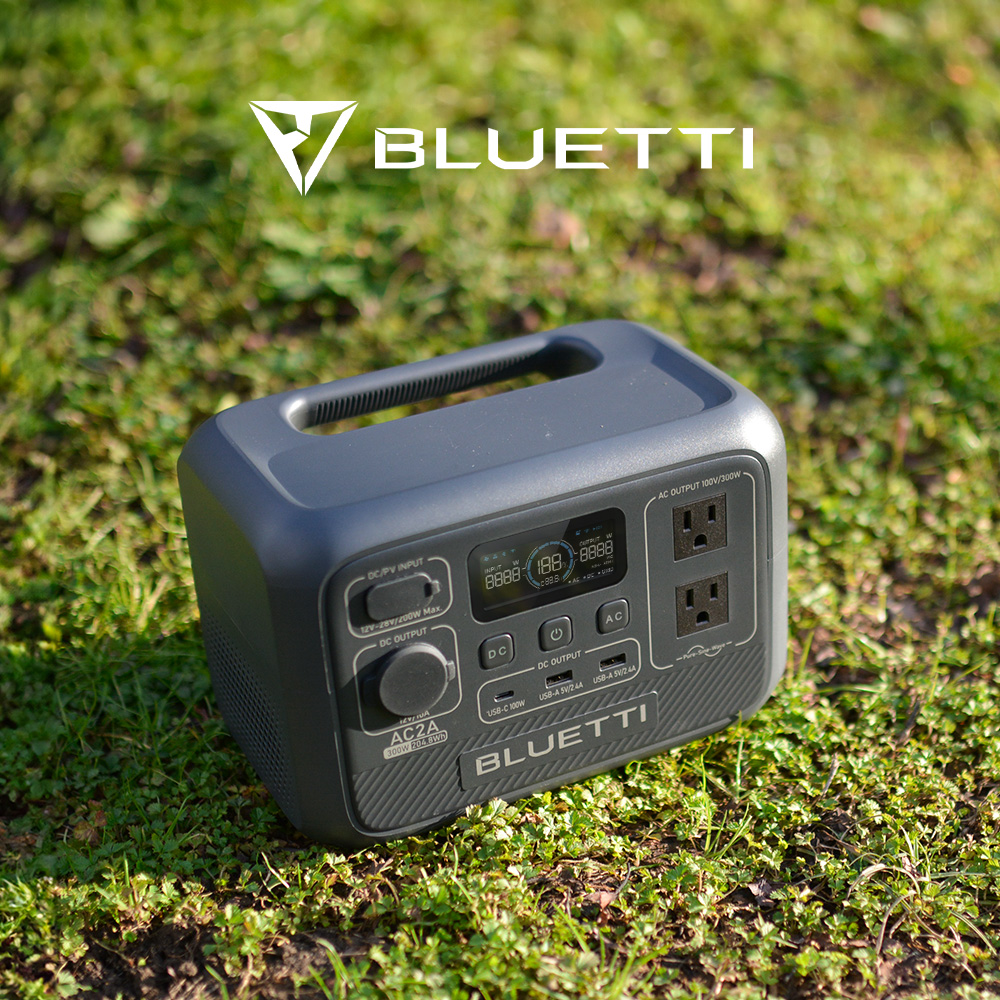 BLUETTI ポータブル電源 AC2A 204Wh/300W 小型軽量 家庭用 蓄電池 5年