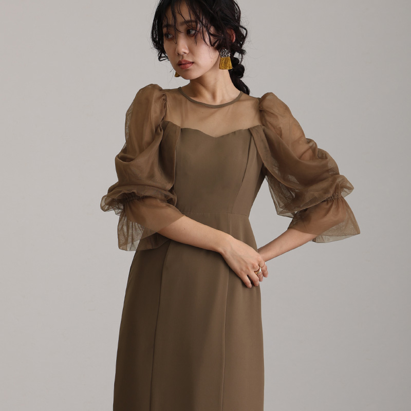 atlo（アトロ） パーティードレス 結婚式 ワンピース 体型カバー