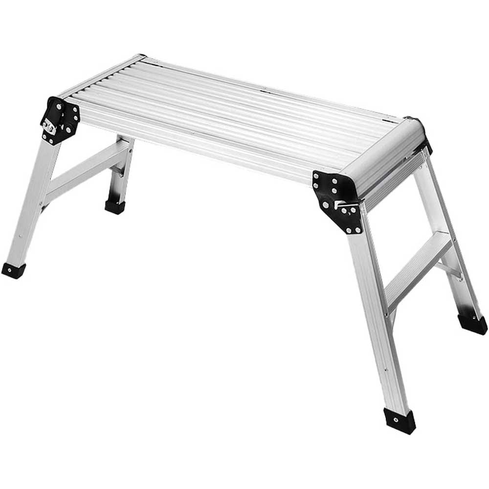 アルミ足場台 洗車台 アルミ脚立 立ち馬アルミ 作業台 折りたたみ 踏台