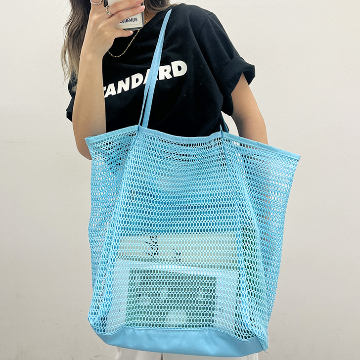 VAUNDY 透明メッシュトートバッグ VAUNDY 透明メッシュトートバッグ