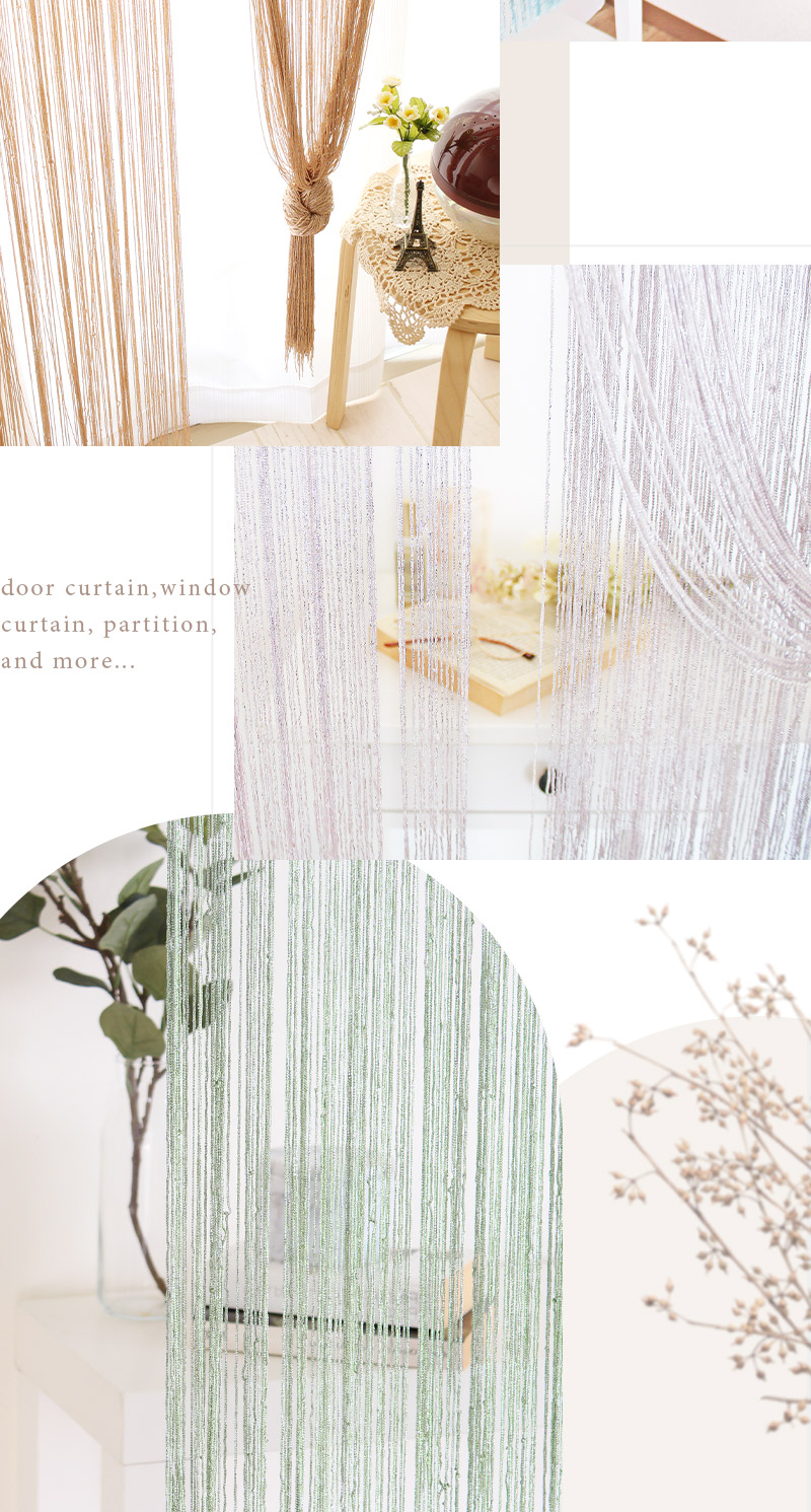 ドアカーテン のれん すだれ 間仕切り 壁掛け キラキラ 大型 ロング