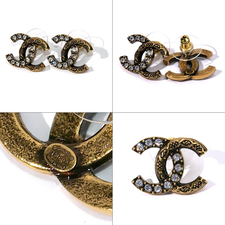 CHANEL（シャネル） ピアス 両耳 CCマーク ココマーク 定番 ABD766